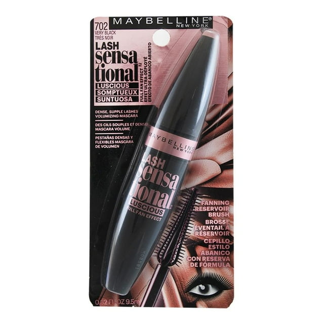 Máscara para Pestañas Maybelline Lash Sensational 702 Very Black 9.5 ml