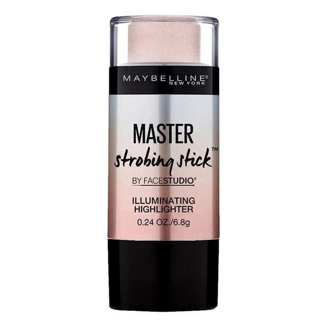 Maquillaje Maybelline Stribing Stick efecto iluminador 100 light iridescent 6.8 g