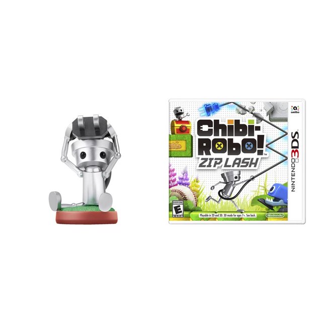 Chibi-Robo Zip Lash Nintendo 3DS más Figura