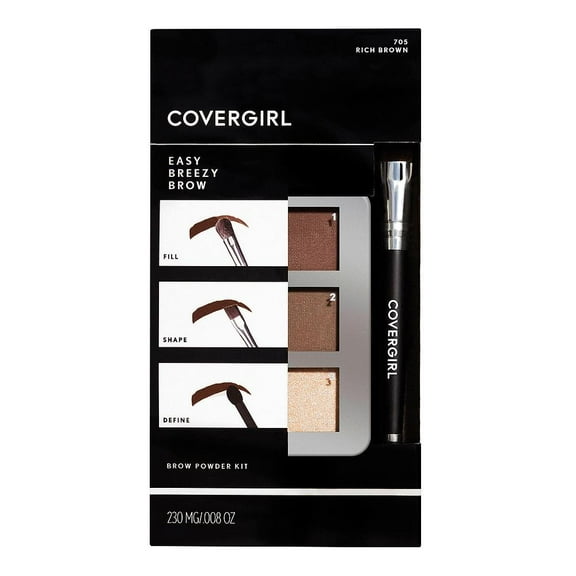 Sombras para cejas Covergirl Easy Breezy Brow 705 rich brown 230 mg