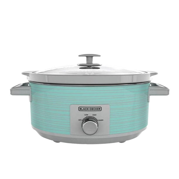 Olla de Lenta Cocción Black & Decker 6.5 Litros Verde