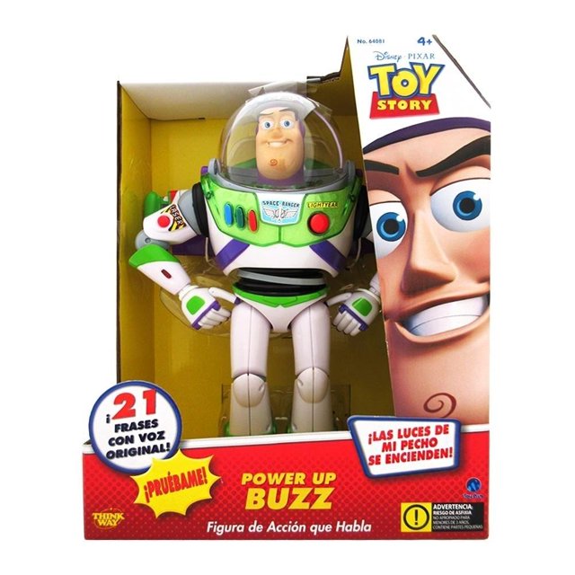 Figura de acción Disney Pixar Toy Story Buzz con alas desplegables 1 pza