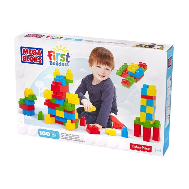 Imagina y Construye Mega Bloks First Builders 100 piezas
