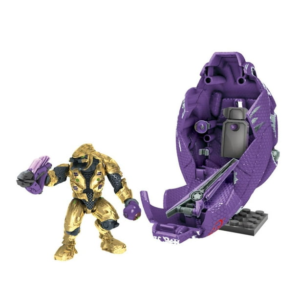 Cápsula de desembarco Zealot Elite Mega Bloks Halo 23 Piezas