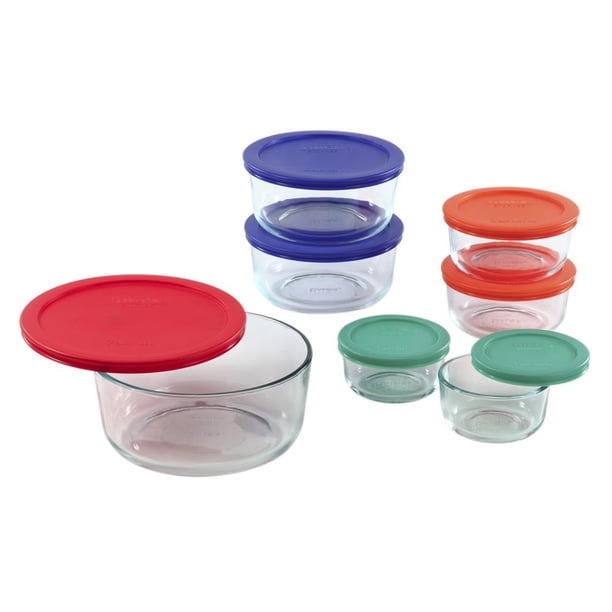 Set de Refractarios Pyrex Storage Plus 14 Piezas