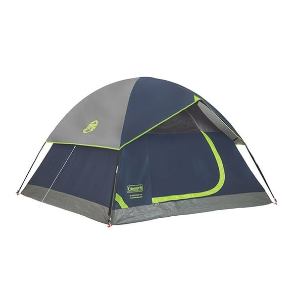 Casa de Campaña Coleman Sundome Azul con Gris  para 4 Personas