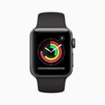 thumbnail image 3 of Smartwatch Apple Watch Series 3 (GPS) con Caja de 38 mm de Aluminio en Gris Espacial y Correa Deportiva Negra, 3 of 3