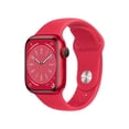thumbnail image 1 of Smartwatch Apple Series 8 (GPS + Cellular) Caja de aluminio rojo de 41 mm correa deportiva rojo, 1 of 4