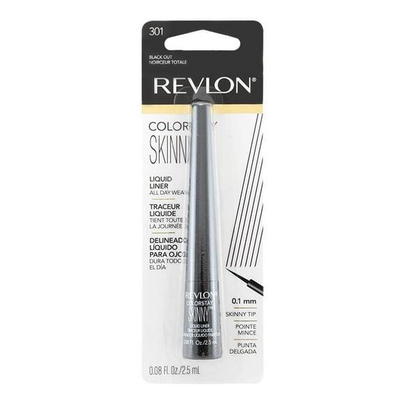 Delineador de Ojos Revlon ColorStay Líquido Skinny 301 Black Out 2.5 ml