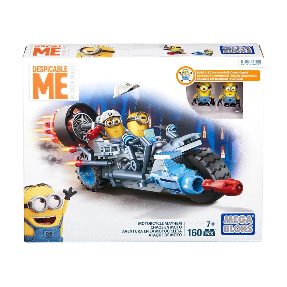 Mega Bloks Playset Cattivissimo Me Moto D'Acqua: Costruisci Il Gommone Con Ski E 3 Minion, Giocattolo Per Bambini