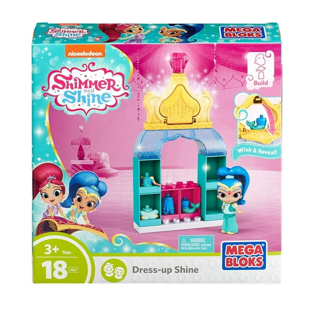 Set Mega Bloks Shimmer and Shine Dress-Up Shine 18 Piezas