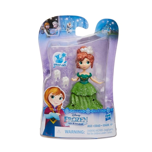 Anna Disney Frozen Vestido con Nieve