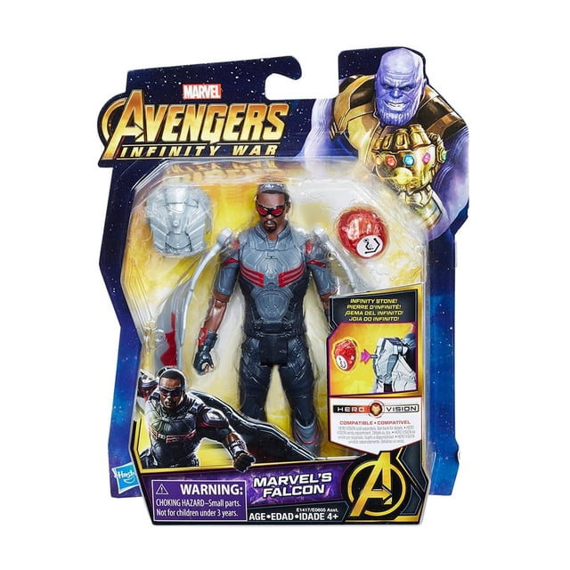 Figura Falcon Marvel Avengers 6 Pulgadas con Accesorios