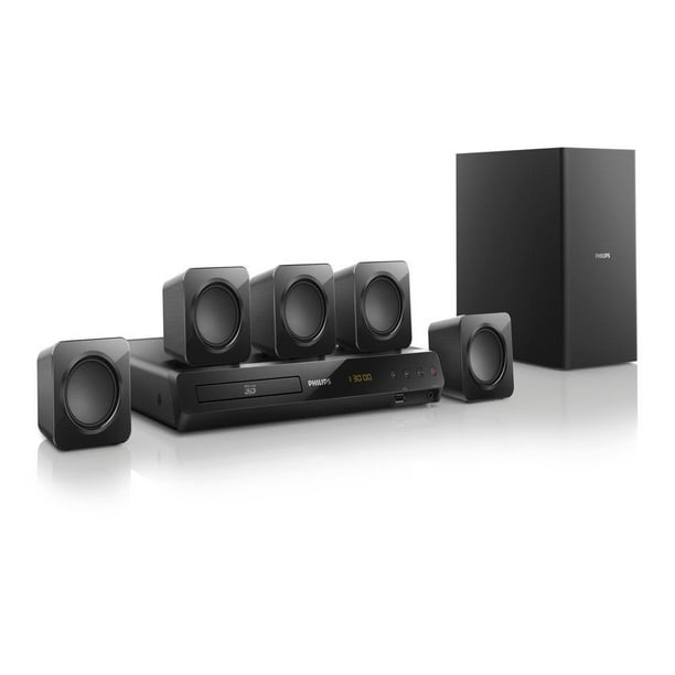 Teatro en Casa Philips 5.1 Canales con Blu-Ray 3D HTB3524F7