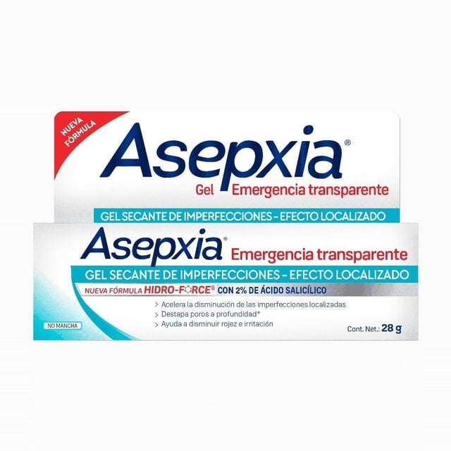 Gel Asepxia emergencia transparente 28 g