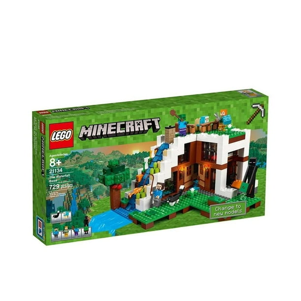 THE WATERFAL LEGO Minecraft Base de la Cascada 21134