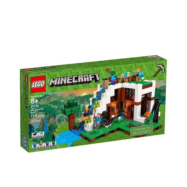 THE WATERFAL LEGO Minecraft Base de la Cascada 21134