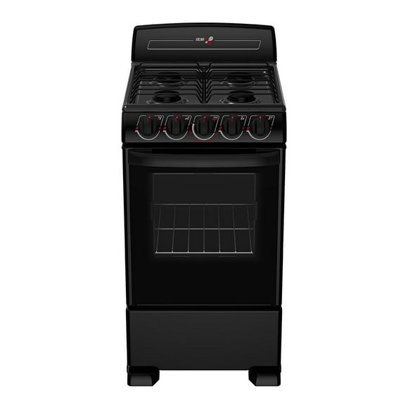 Estufa a Gas IEM 19 Pulgadas  Negra