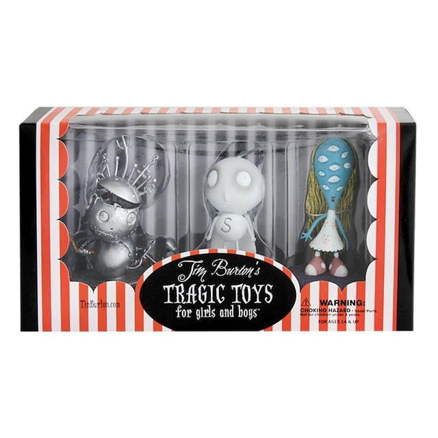 Set Tim Burton Tragic Toys Niño Mancha