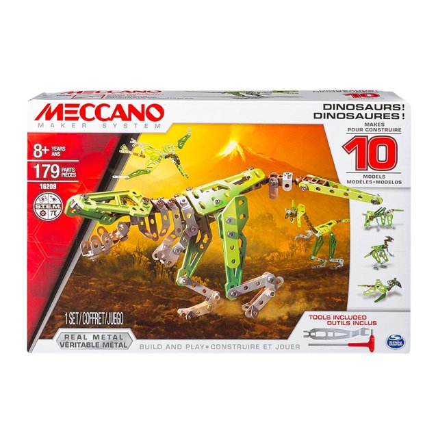 Set de Construcción Meccano Maker System Dinosaurios 179 piezas