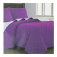 thumbnail image 2 of Set de colcha Mainstays reversible matrimonial morada 1 pza, 2 of 2