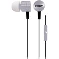thumbnail image 1 of Audífonos In Ear Coby CVE-106-SLV Plateados, 1 of 2