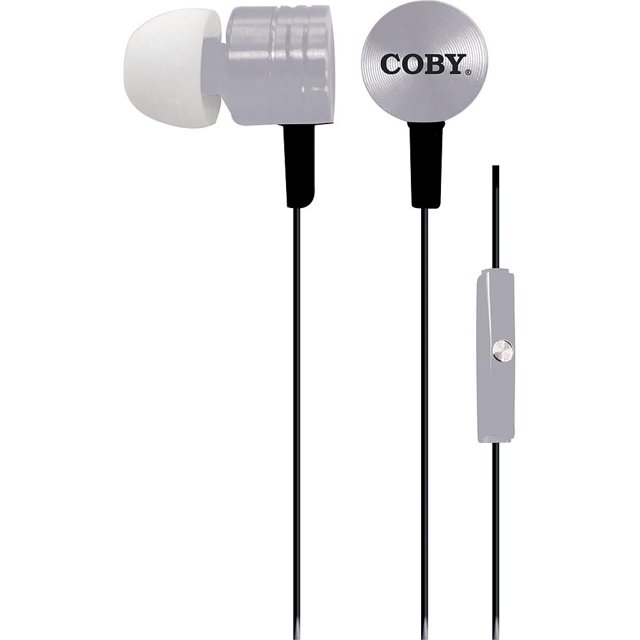 Audífonos In Ear Coby CVE-106-SLV Plateados