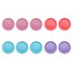 thumbnail image 1 of Set de 10 Platos Mainstays Plástico Redondo Colores, 1 of 4
