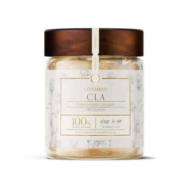 CLA Oxomio Ácido Linoléico Conjugado 180 Cápsulas