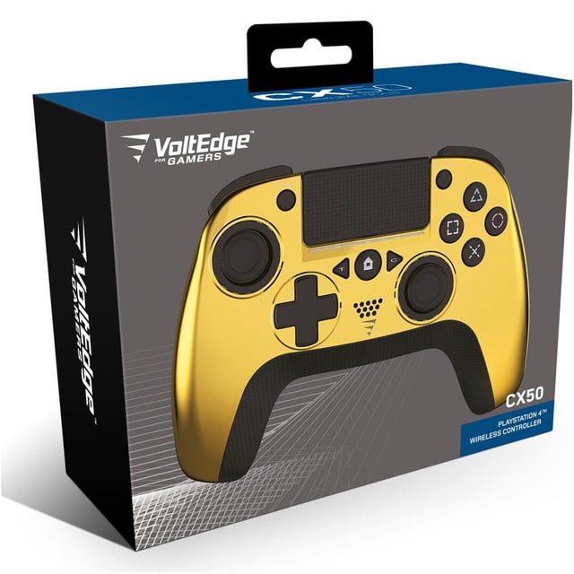 CX50 Control Inalámbrico VoltEdge para PS4 Chrome Gold