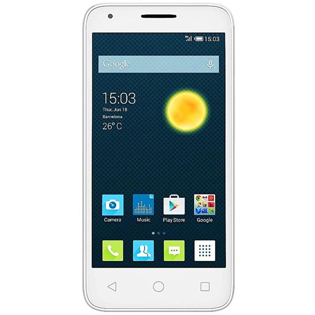 Smartphone Alcatel One Touch Pixi 3 4.5 Blanco 4GB 3G Desbloqueados