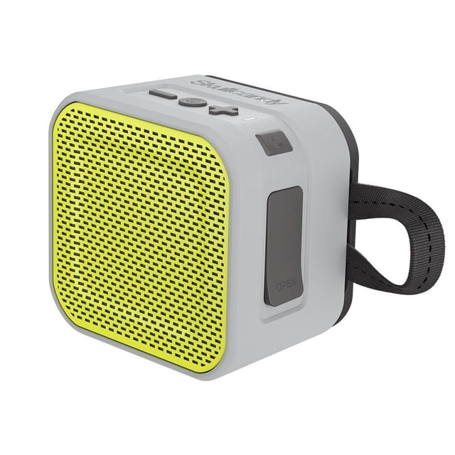 Bocina Portátil con Bluetooth SkullCandy Barricade Mini Amarilla con Gris