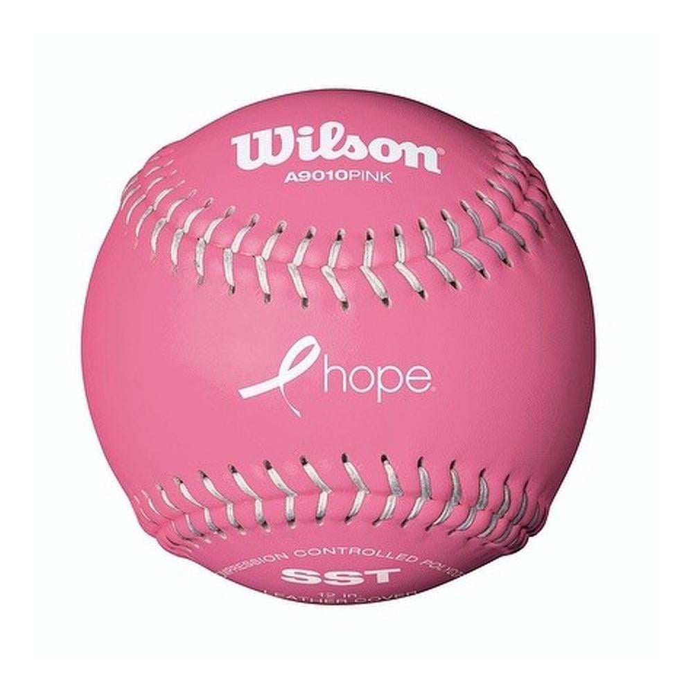 Pelota Softball Ros Wilson Color Rosa | Bodega Aurrera en línea