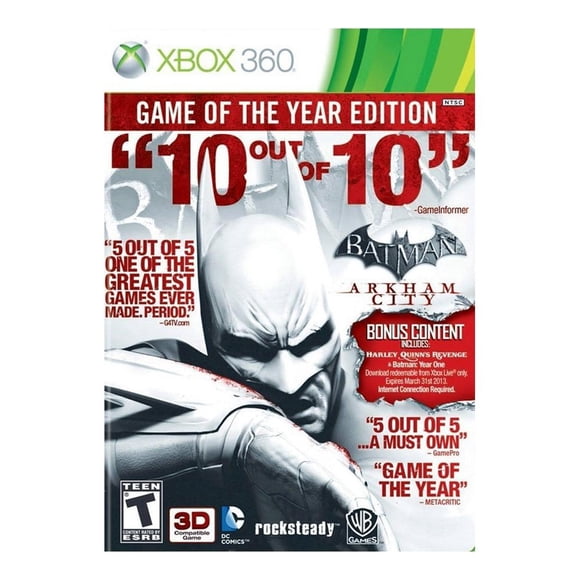 Batman:Arkham City Goty Xbox 360 Físico