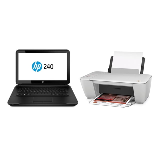 Laptop HP 240 G4 Intel Celeron 2 GB RAM 500 GB más Impresora HP 1515