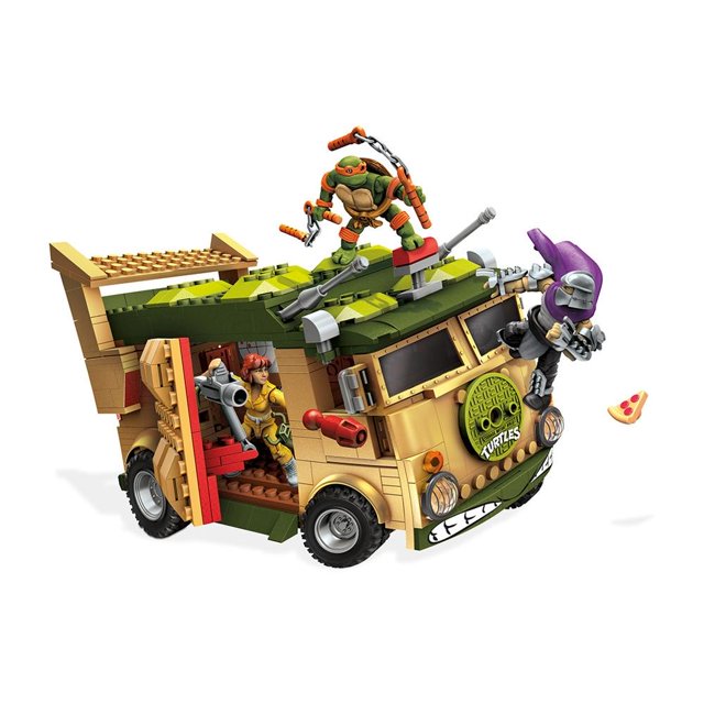 Camioneta de Fiesta Clásica Mega Bloks Tortugas Ninja 531 piezas