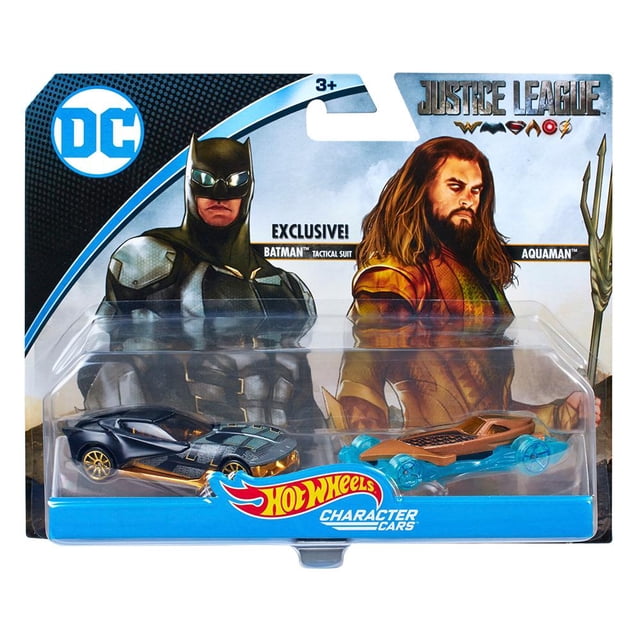 Autos Personificados Hot Wheels Batman y Aquaman
