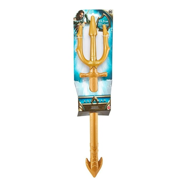 Tridente de Aquaman Dc Comics Color Dorado