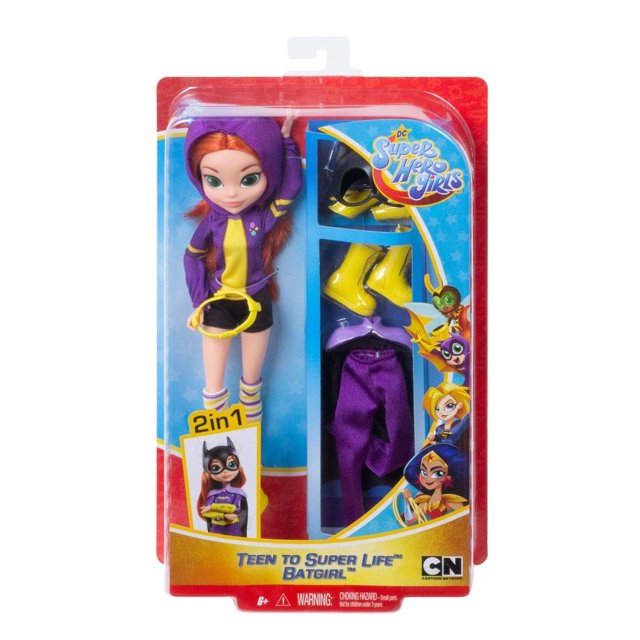 Muñeca DC Comics Super Hero Girls Batgirl Transformación