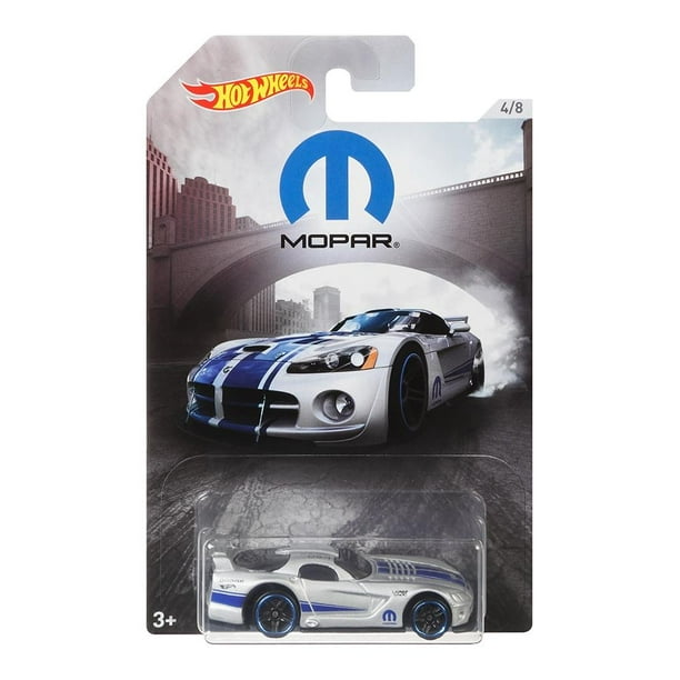Coche Hot Wheels Mattel Mopar Dodge Viper Gris