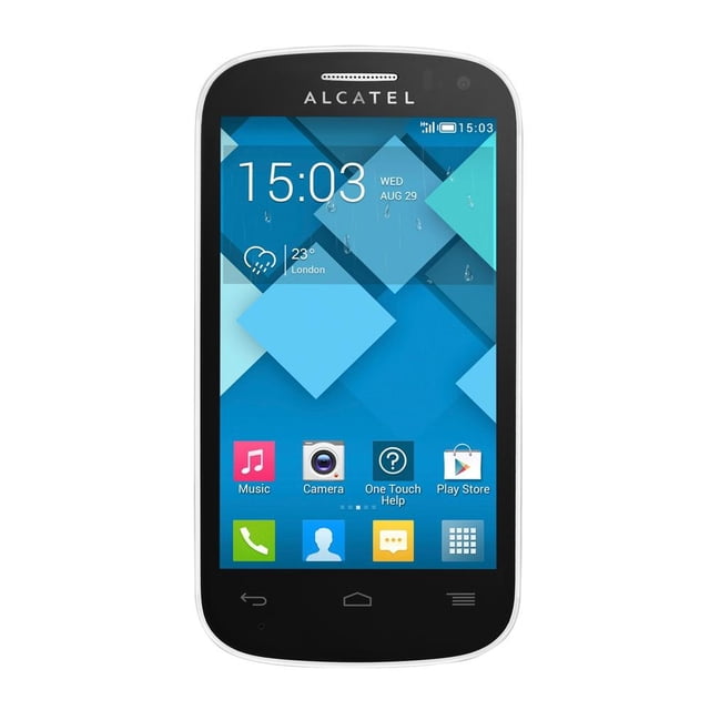 Smartphone Alcatel One Touch C3 Azul Iusacell