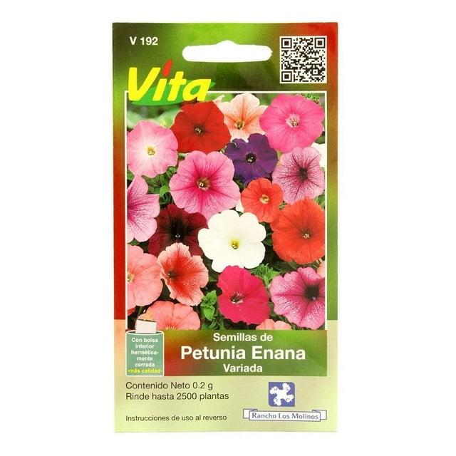 Semillas Vita Petunia Enana Variada 0.2 gr