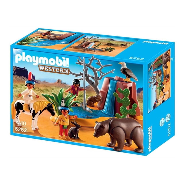 Niños Indios con Animales Playmobil 29 piezas