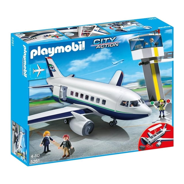 Avión con Pasajeros y Piloto Playmobil