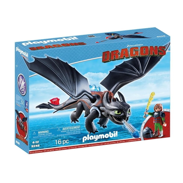 Hipo y Chimuelo Playmobil Dragons 16 piezas