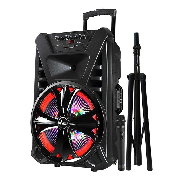Bafle Yes con Tripié y Micrófono PBY8500 Negro