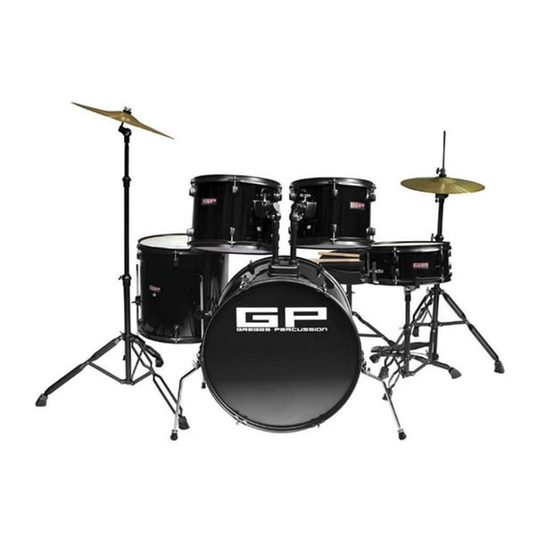 Batería Acústica Greggs Percussion GRGG-1103-BK