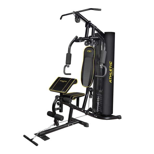 Gimnasio Multifuncional Athletic Works con 44 Kg de Pesas