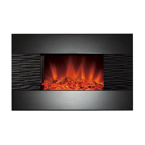 Chimenea Eléctrica ATVIO Negra Mod. EA0062