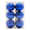 thumbnail image 1 of Esferas Navideñas Lisas de Plástico Azul Mate 6 Piezas, 1 of 1